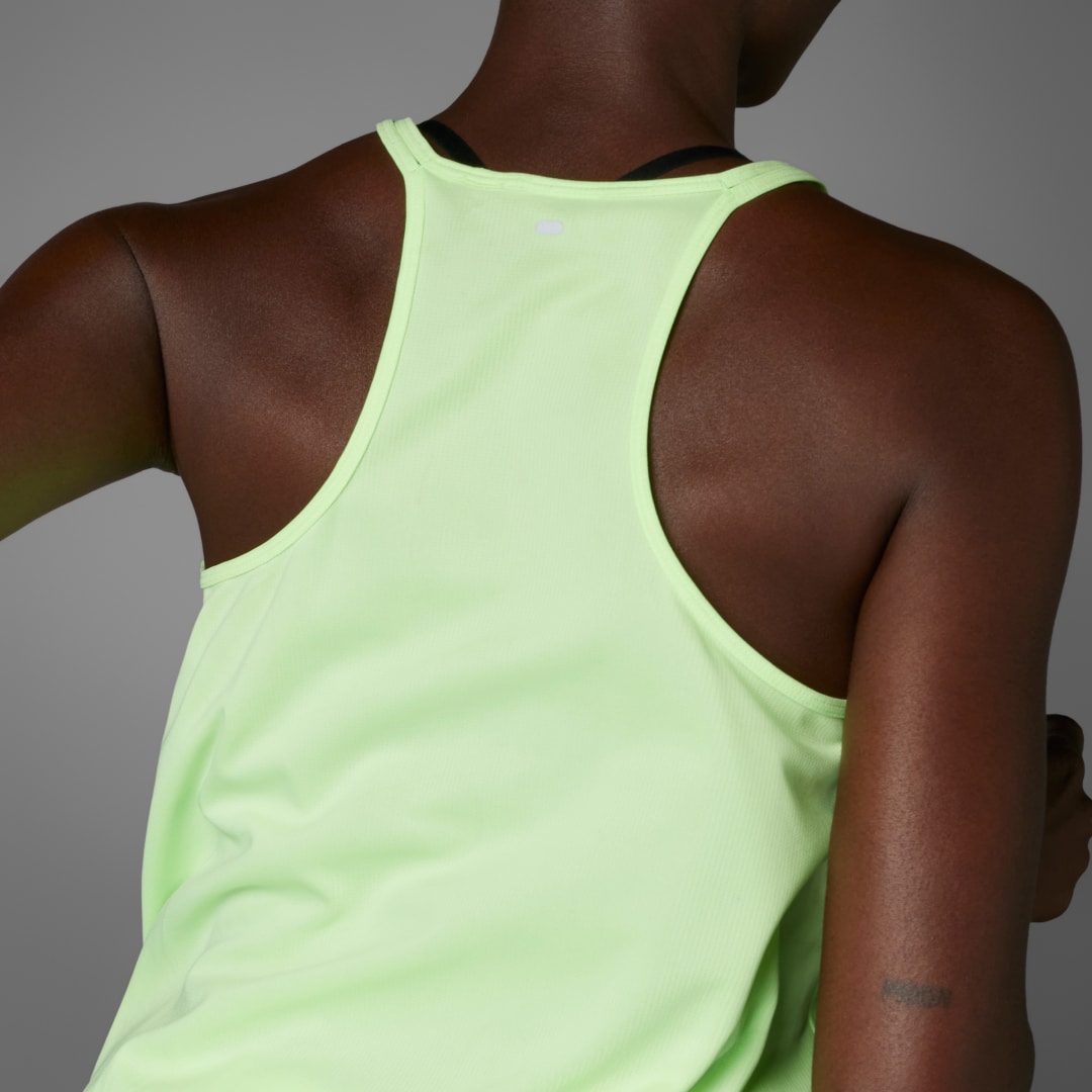 

adidas RUN IT Tank Mujer, Verde spark