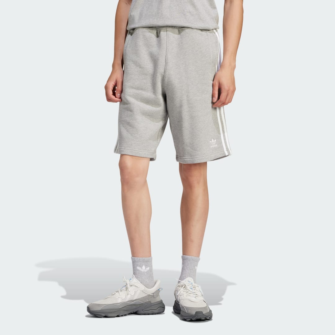 

adidas Shorts Adicolor 3 Franjas Hombre, Medium gris gris