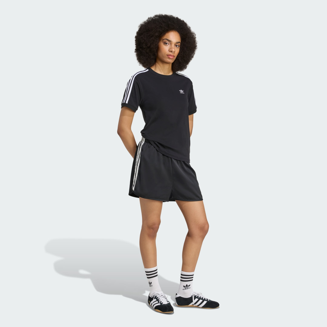 Adidas Originals Satin Ruffle 3-Stripes Short