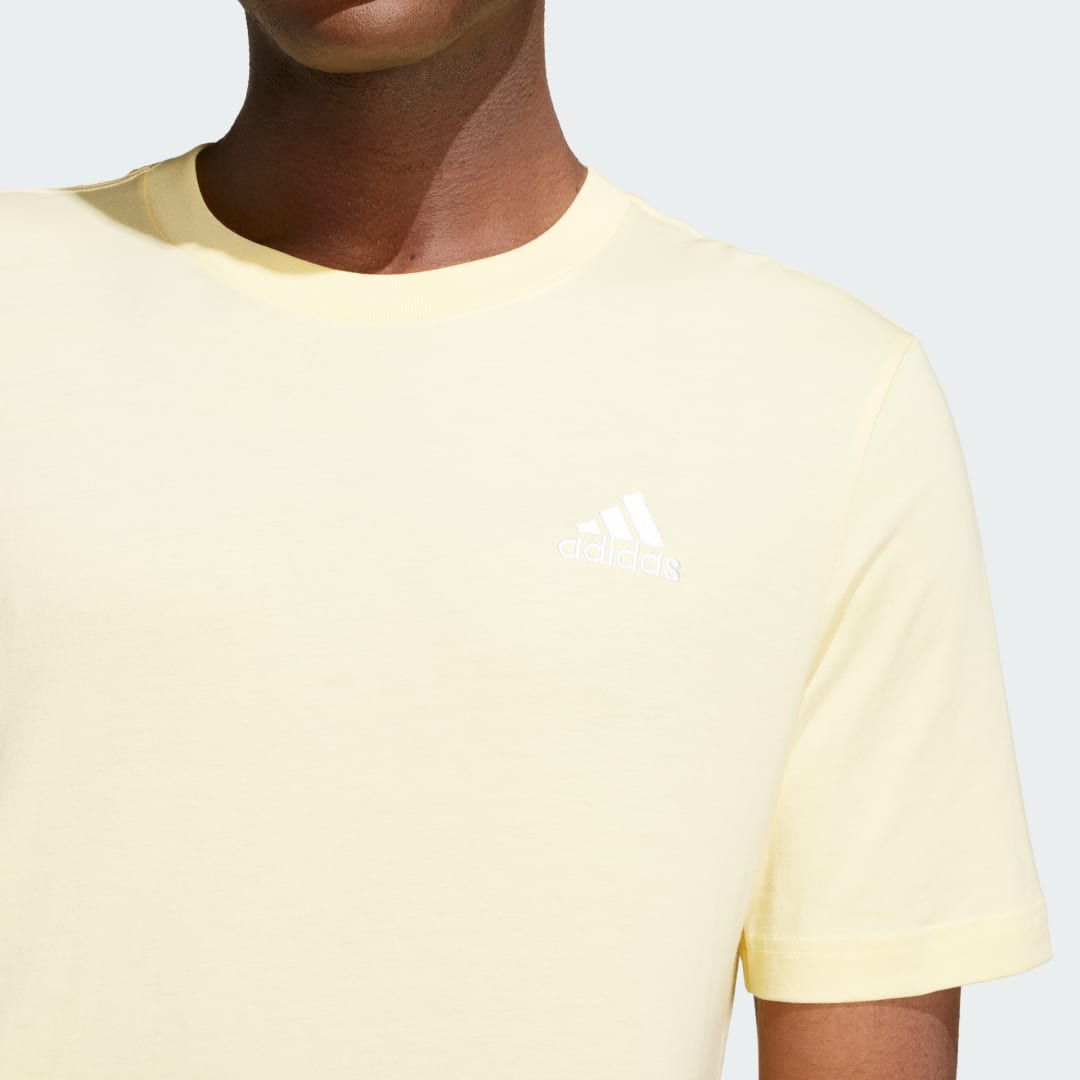 Adidas Essentials Single Jersey Geborduurd Small Logo T-shirt