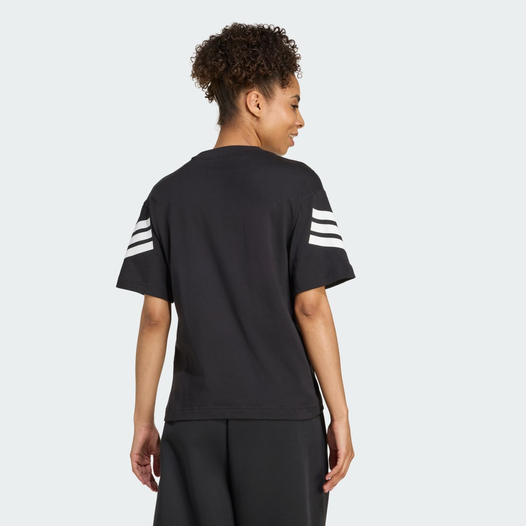 Adidas Black Ferns 3-Stripes T-shirt