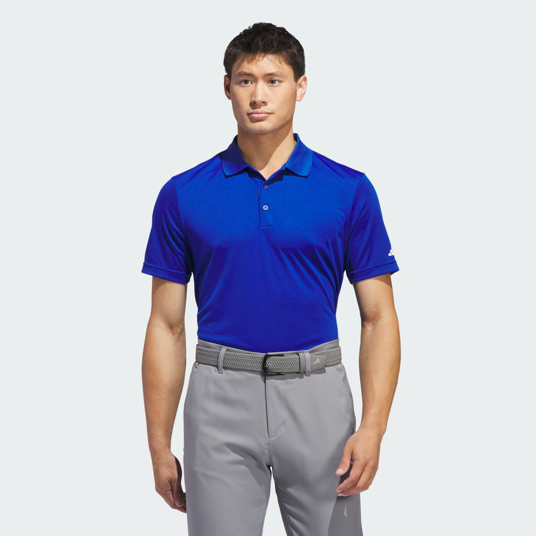 Image of adidas Core adidas Performance Primegreen Polo Shirt Blue S - Men Golf Polo Shirts