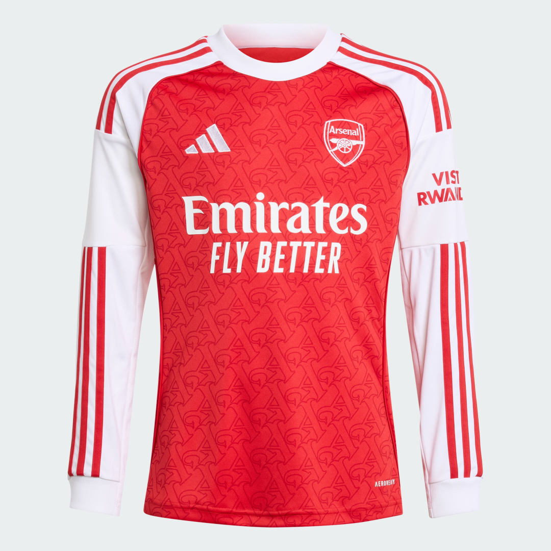 Adidas Arsenal 25 26 Thuisshirt met Lange Mouwen Kids
