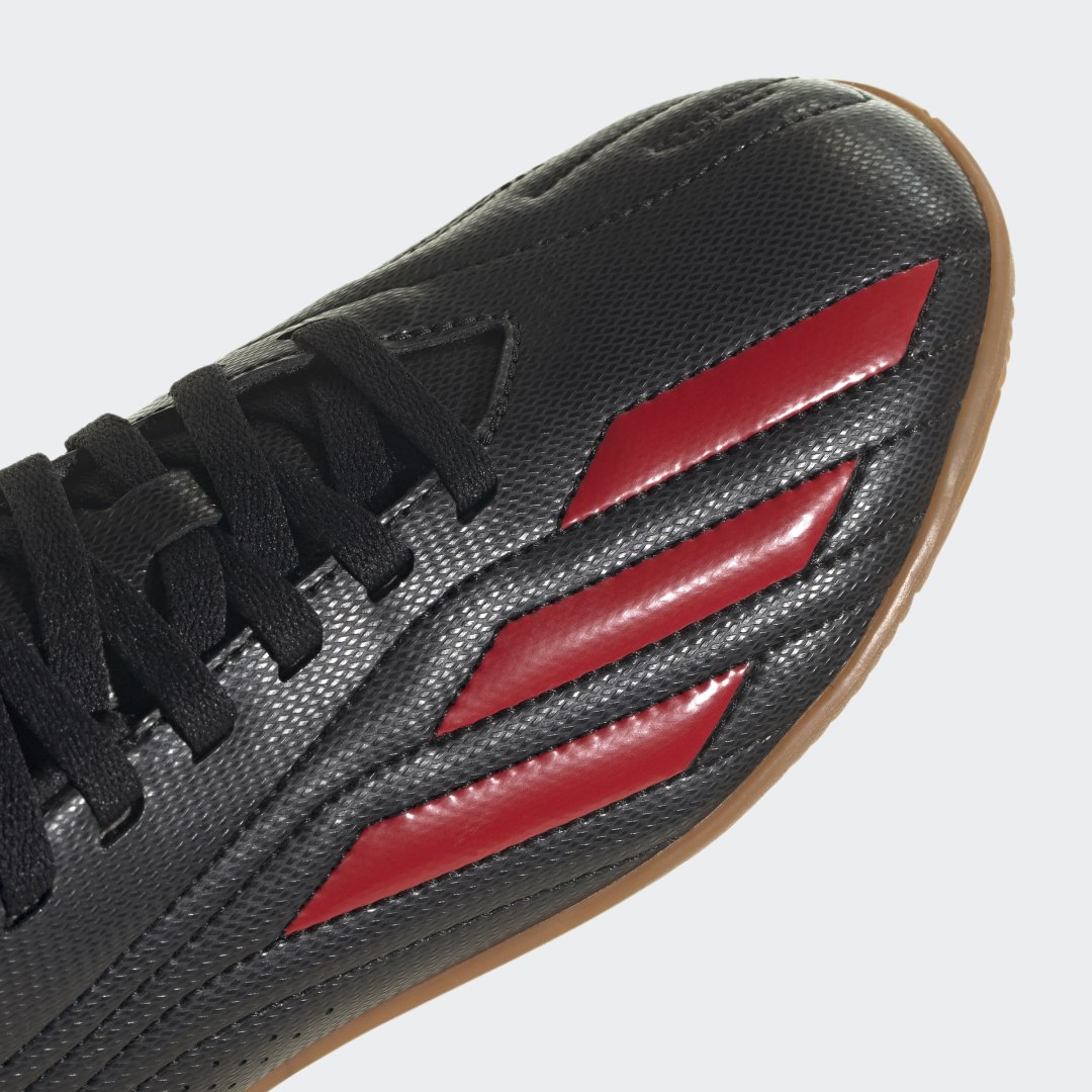 

adidas Calzado de Fútbol Deportivo II Cancha Cubierta Niño, Negro/rojo/rojo