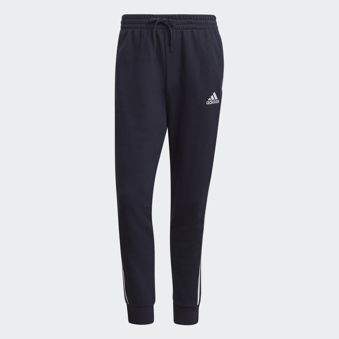 Image of Pantaloni Essentials French Terry Taperosso Cuff 3-Stripes cod002