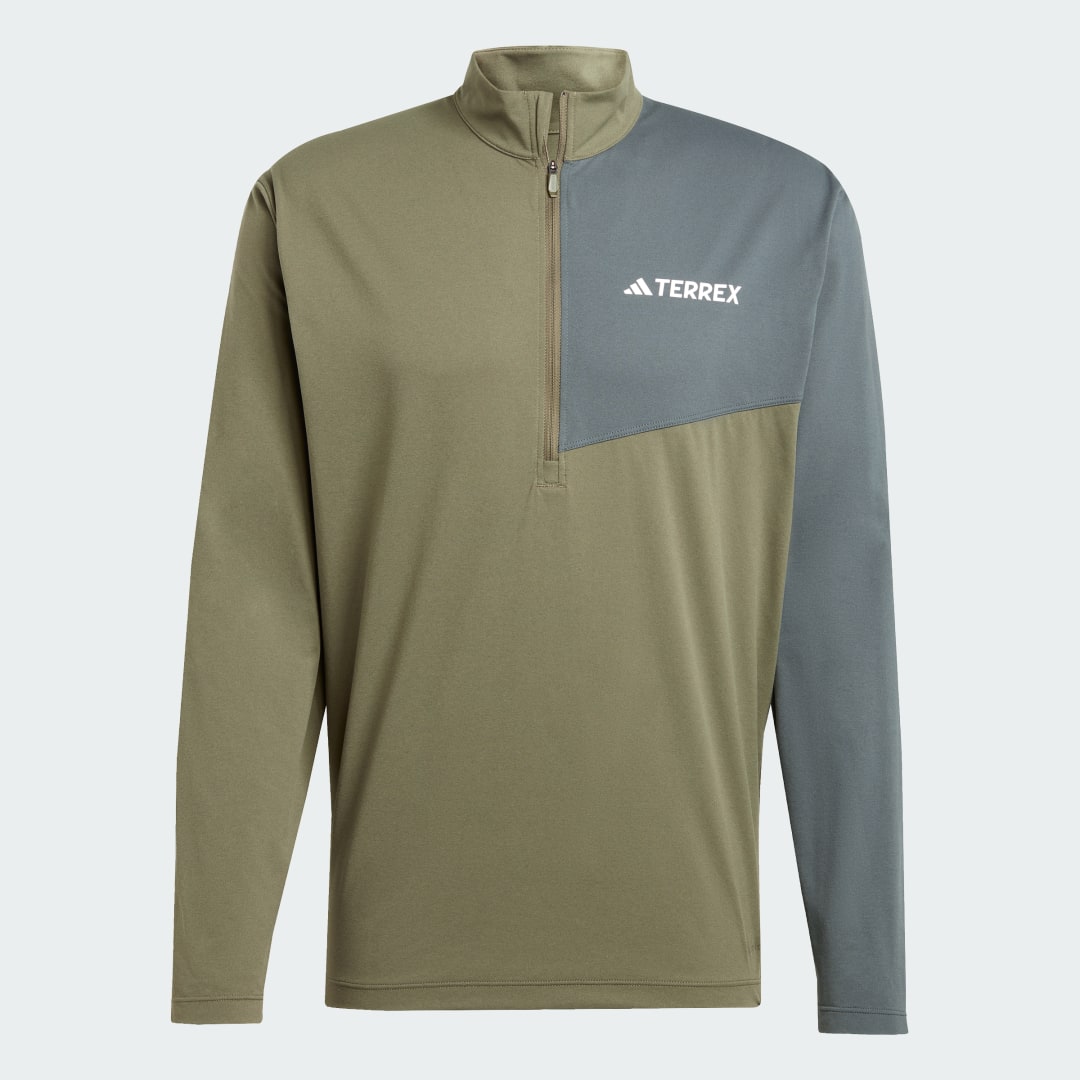 Adidas Terrex Multi Climacool Longsleeve met Halflange Rits