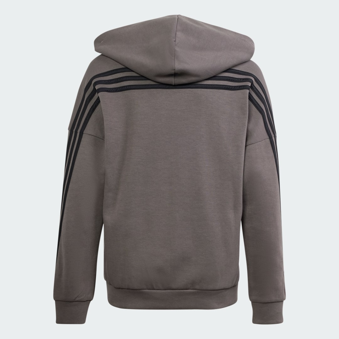 Adidas Future Icons 3-Stripes Ritsjack met Capuchon