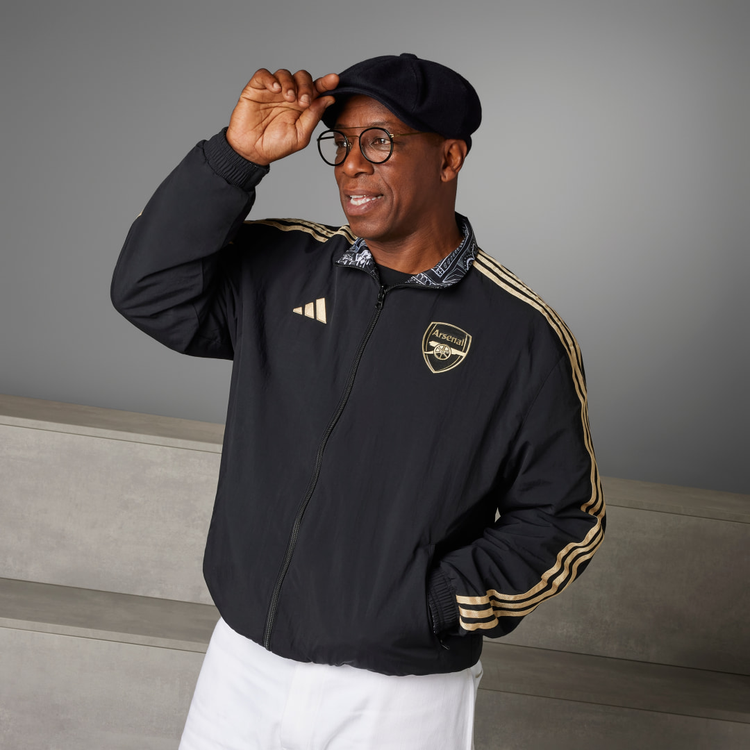 

adidas Chaqueta Anthem Arsenal Ian Wright Hombre, Negro