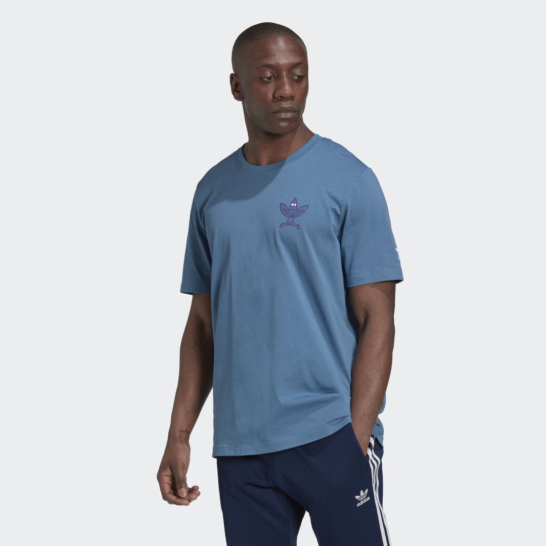 

adidas Polera Fun Estampada Polera Fun Estampada Hombre  - Hombre Originals, Alterojo azul / blanco