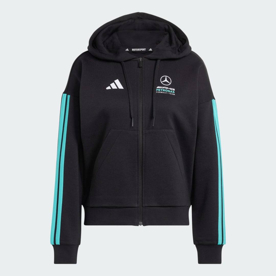 VESTE À CAPUCHE ZIP INTÉGRAL MERCEDES AMG PETRONAS FORMULA 1 TEAM DNA - vue 4