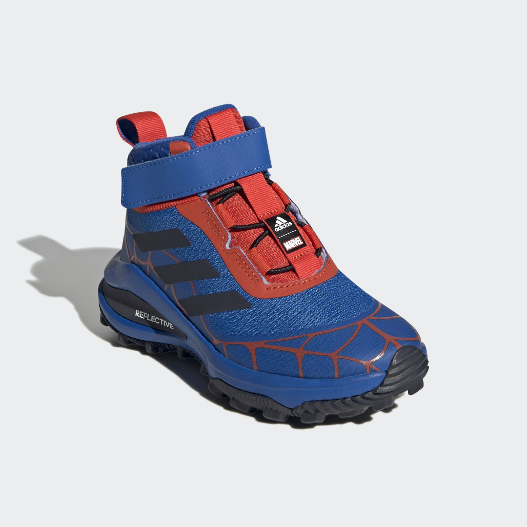фото Высокие кроссовки для бега marvel spider-man freelock fortarun adidas sportswear