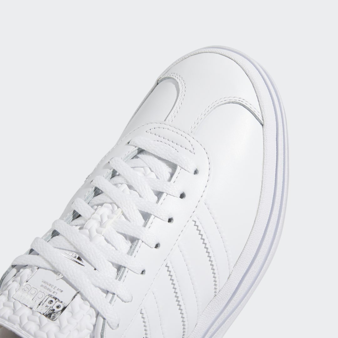 

adidas Tenis Gazelle Bold Mujer, Blanco/blanco/blanco