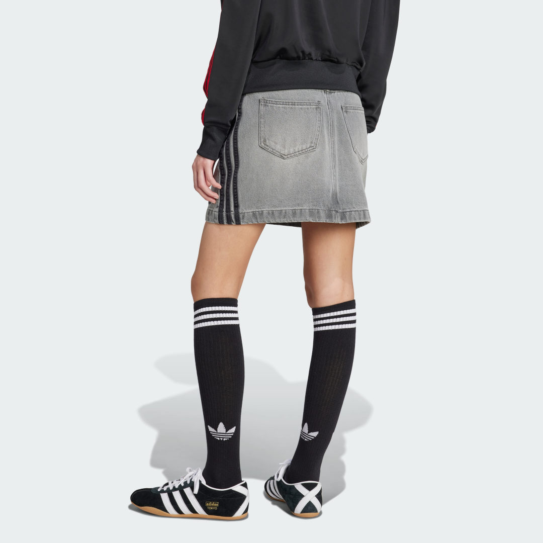 Thumbnail - Adicolor 3-Streifen Denim Minirock