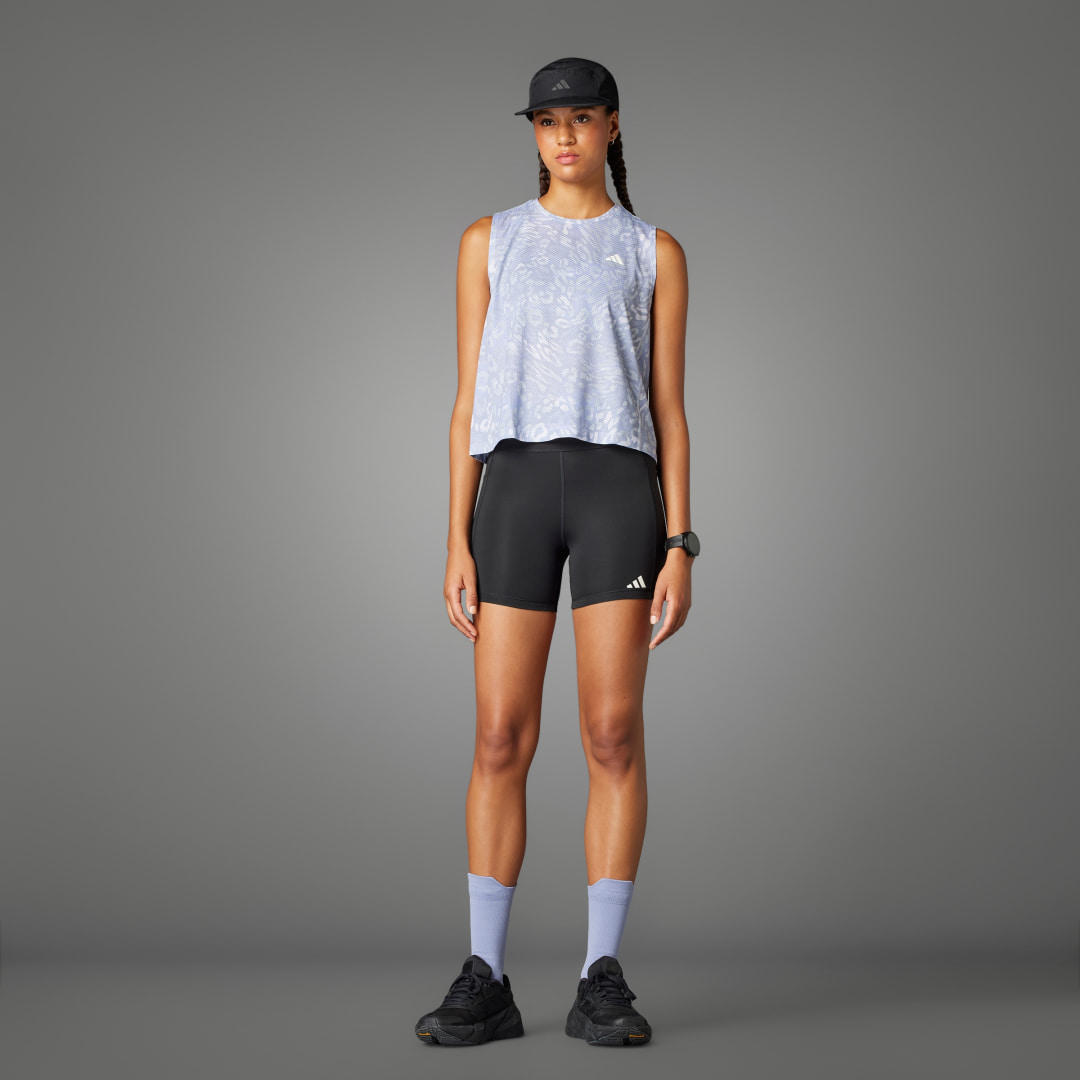 Adidas Own the Run CLIMACOOL 3-Stripes Tanktop