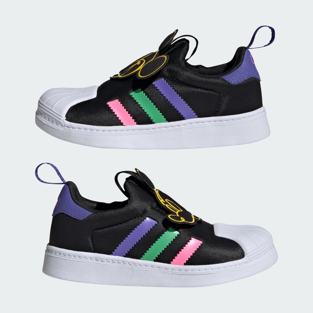 

adidas Tenis Adidas Originals x Disney Mickey Superstar 360 Kids Niño, Negro/blanco/amarillo