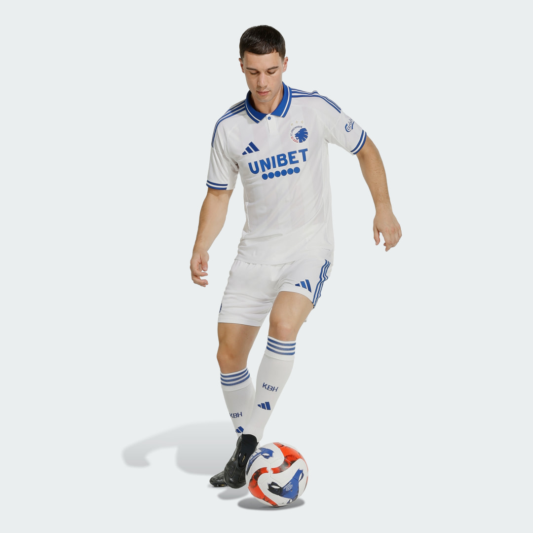 Adidas Opgenaaid F.C. Kopenhagen 25 26 Thuisshirt