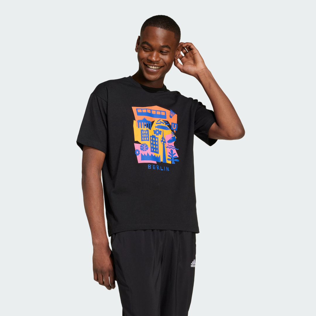 Adidas Berlin Papercut T-shirt (Uniseks)