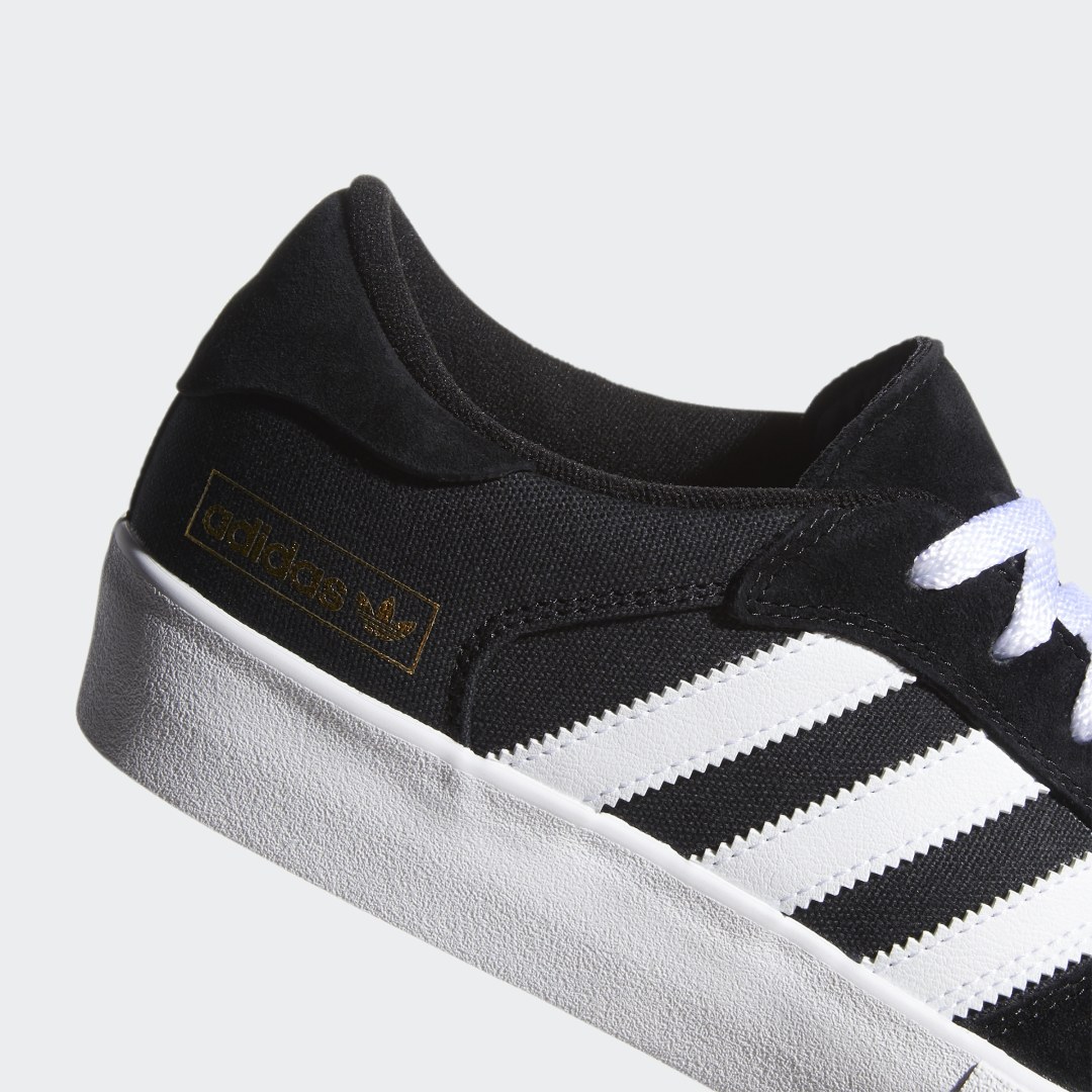 

adidas Tenis Matchbreak Super Unisex, Negro/blanco/oro gris
