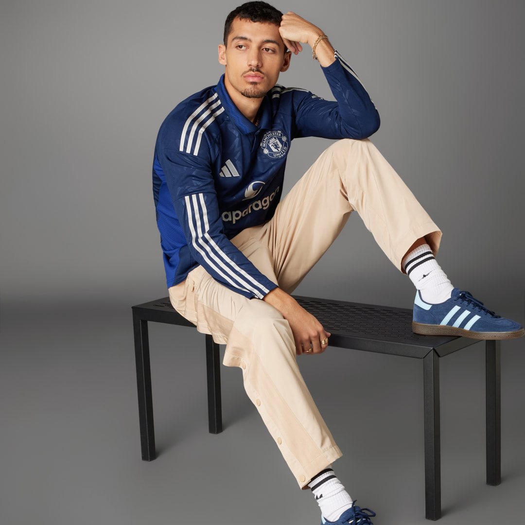 Adidas Manchester United 24 25 Uitshirt met Lange Mouwen