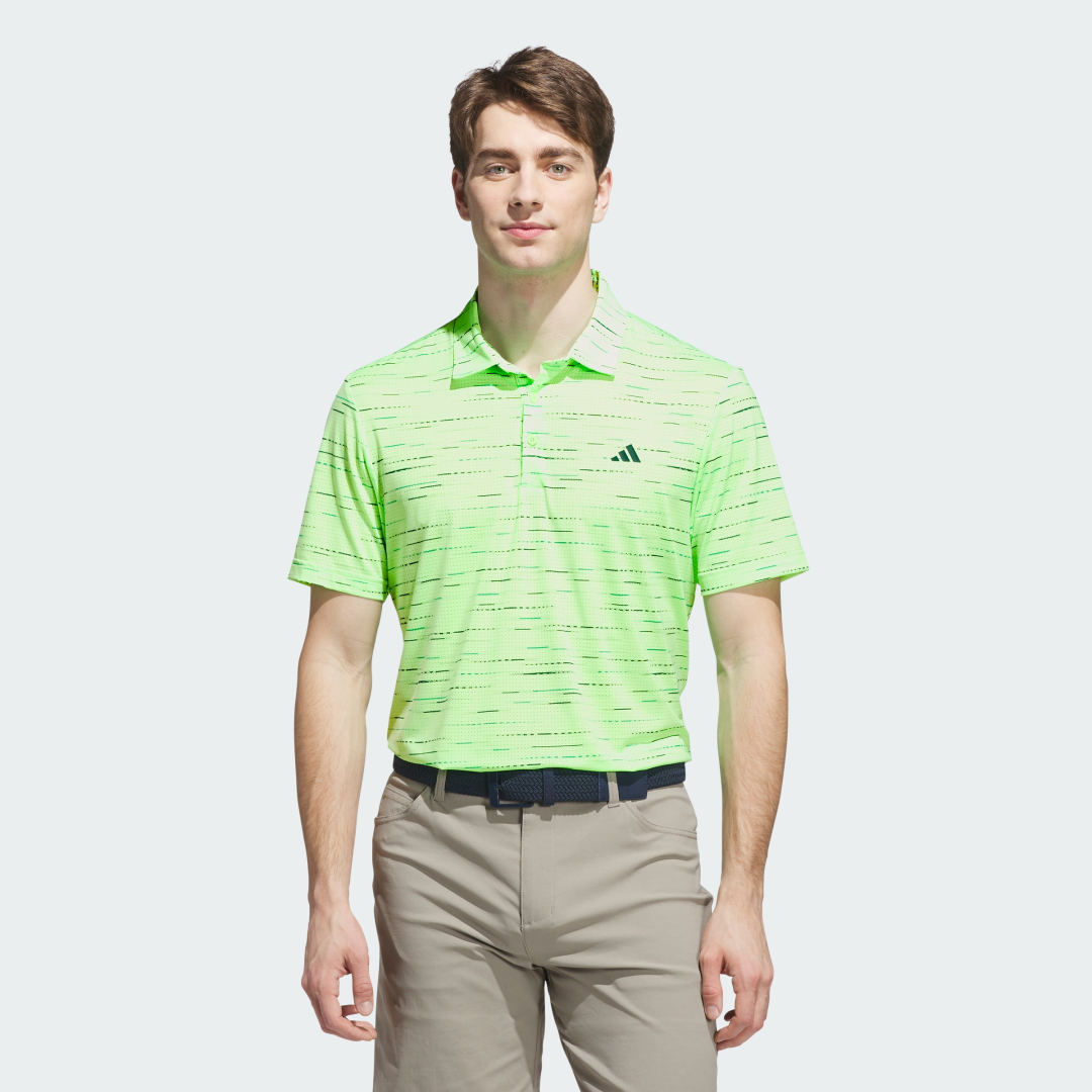 Adidas Ultimate365 Mesh Glimmer Print Poloshirt