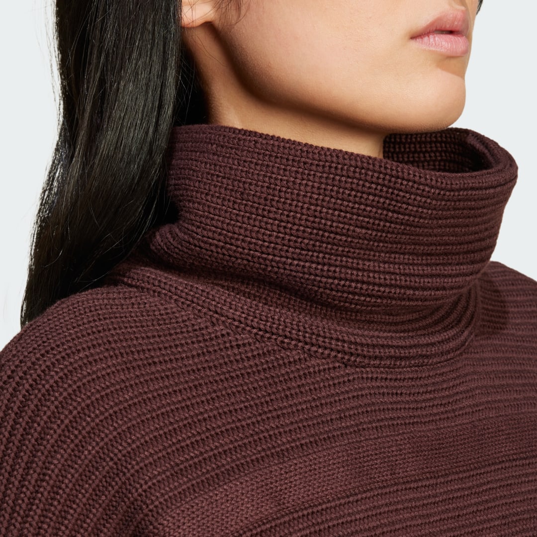 Adidas Premium Oversized Knit Turtleneck