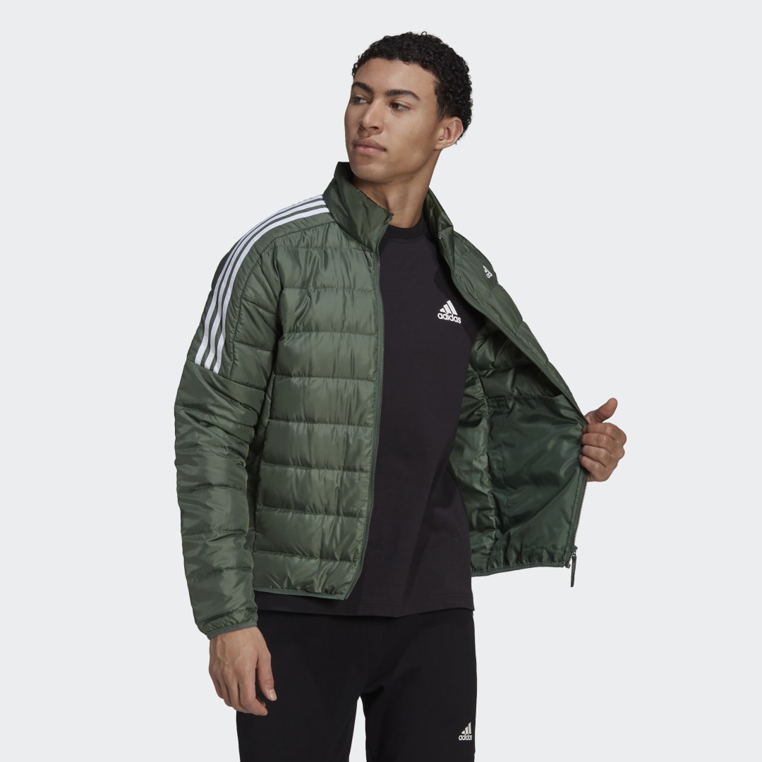 Image of adidas Essentials Down Jacket Green Oxide S - Men Lifestyle Jackets