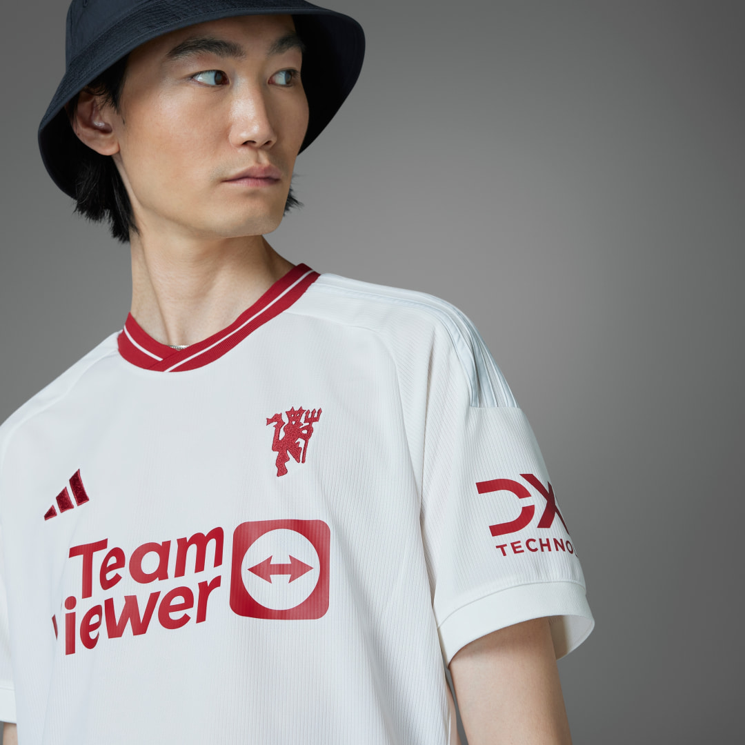 

adidas Jersey Tercer Uniforme Manchester United 23/24 Hombre, Blanco