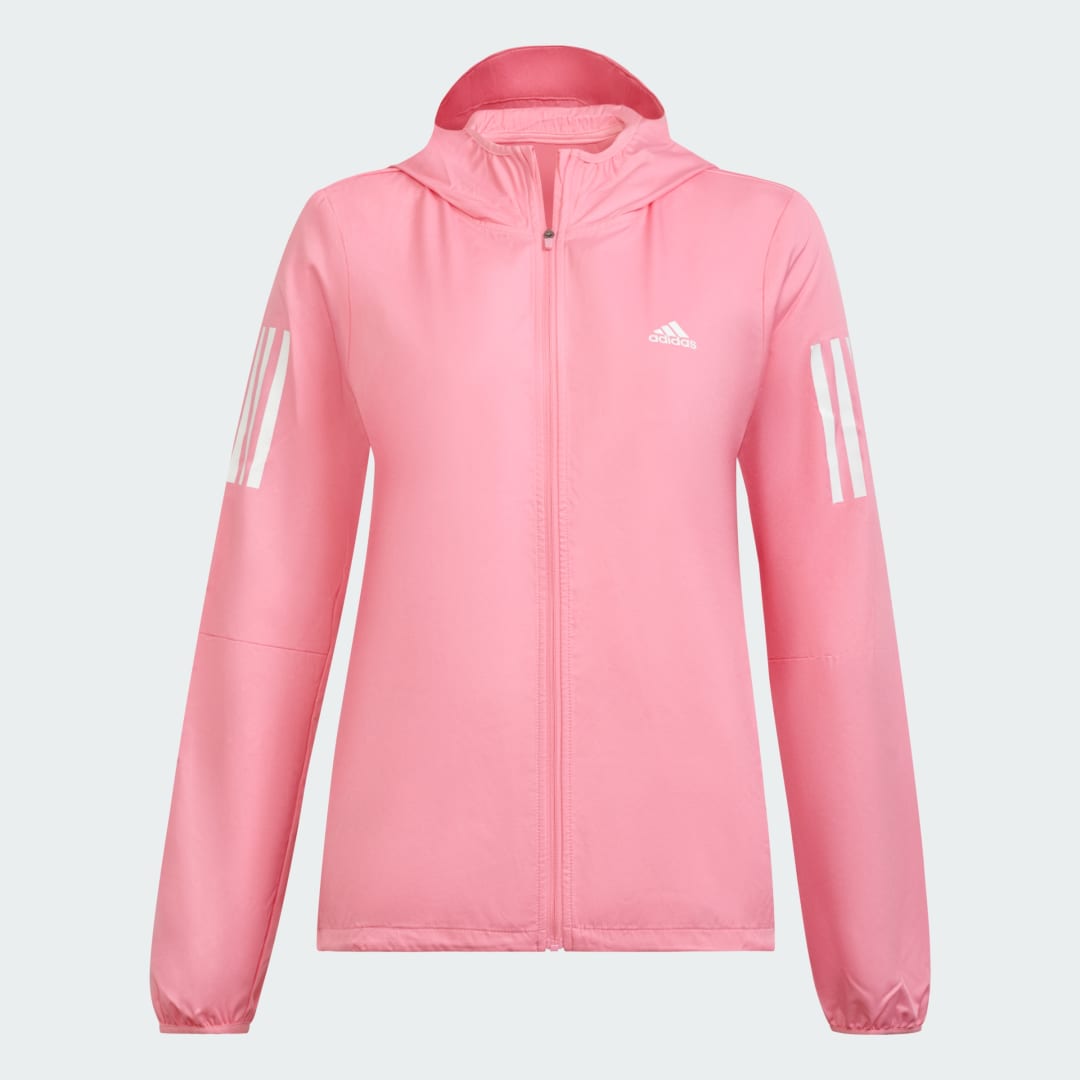 

adidas Rompevientos de Running con Capucha Own the Run Mujer, Rosa