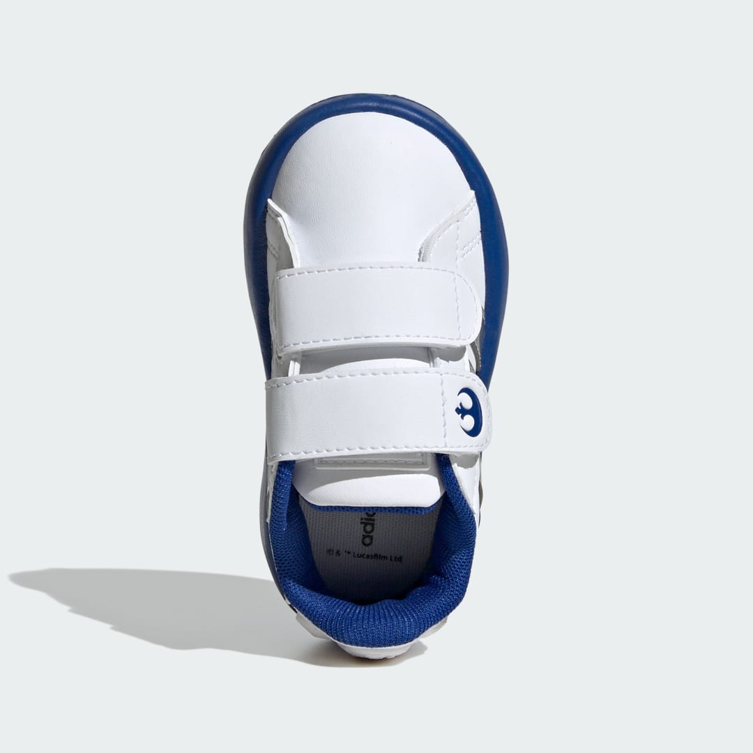 Adidas Grand Court sneaker Cloud White / Silver Metallic / Royal Blue