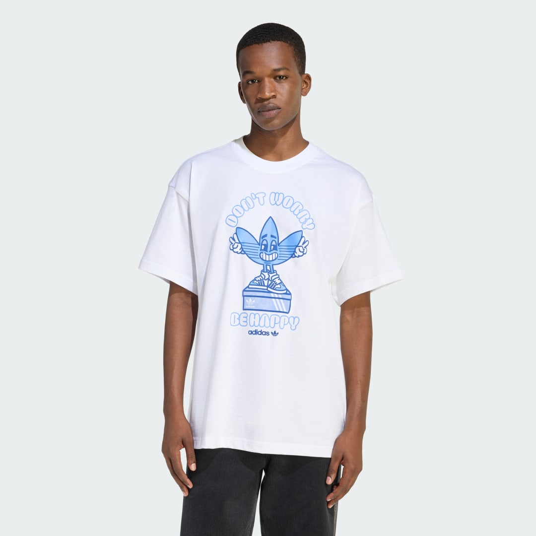 Adidas SMILE TREFFY T Graphic T-shirt (Korte Mouw)