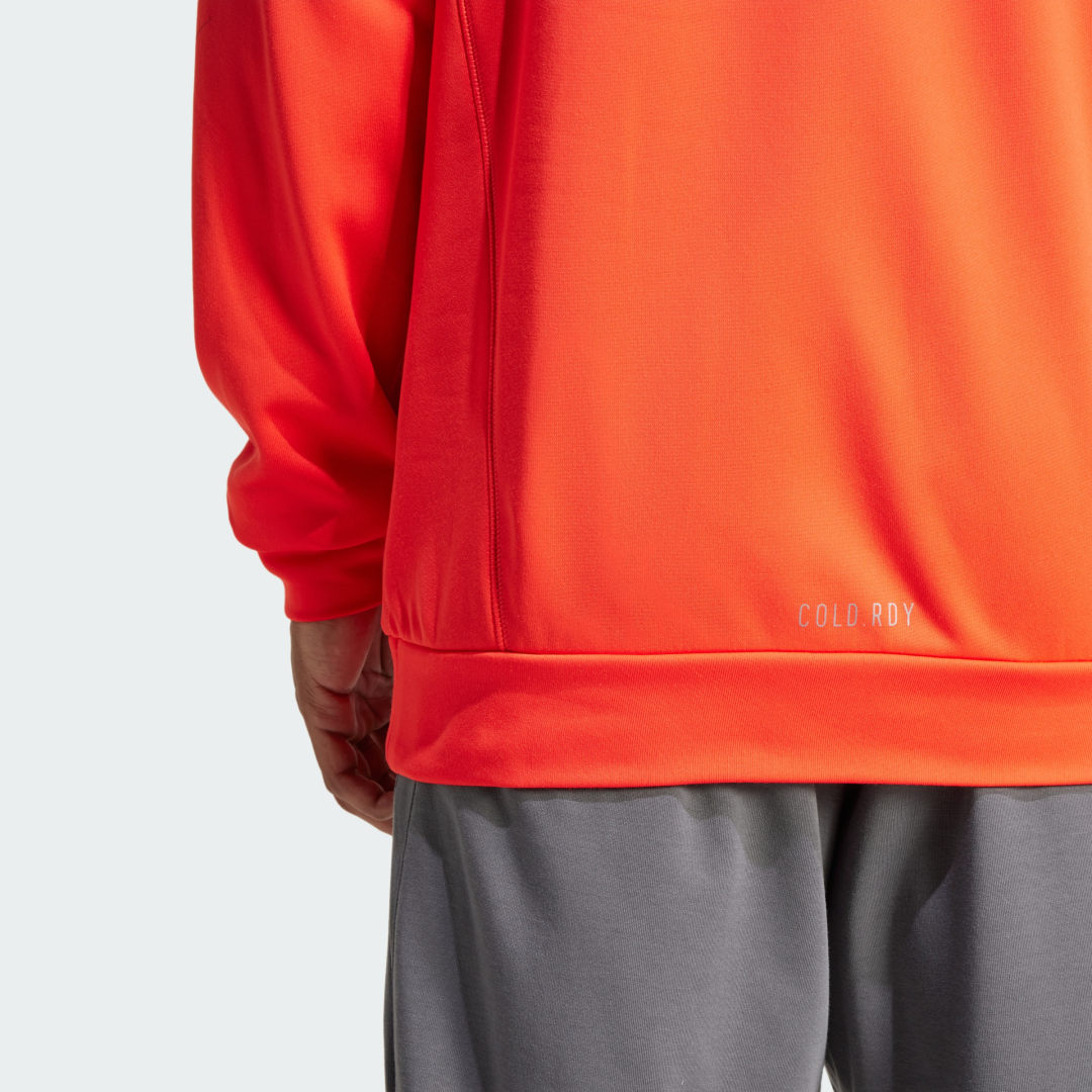 Adidas Game and Go Training Small Logo 3-Stripes Hoodie