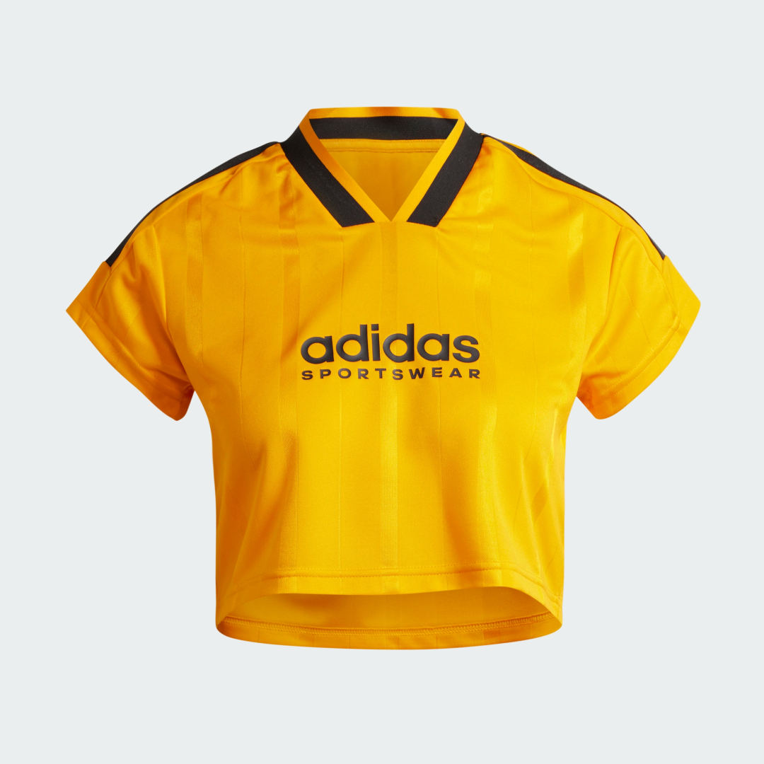 Maillot crop top à 3 bandes coupées Tiro