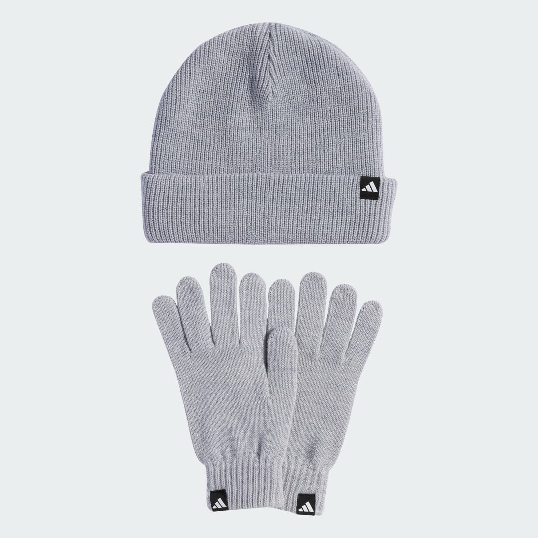 Adidas Handschoenen + Beanie Set