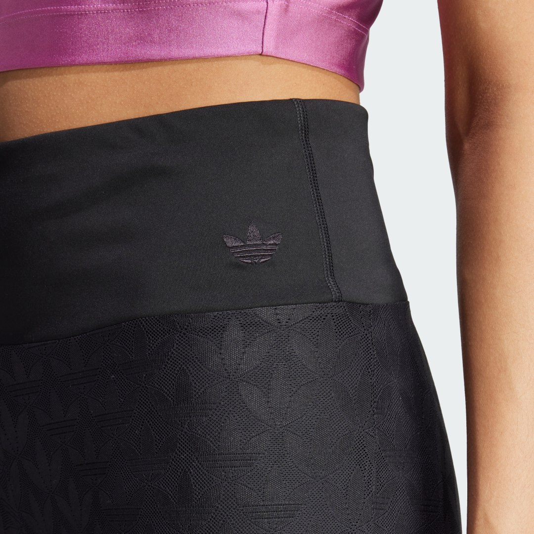 Adidas Fashion Monogram Lace Flared Broek