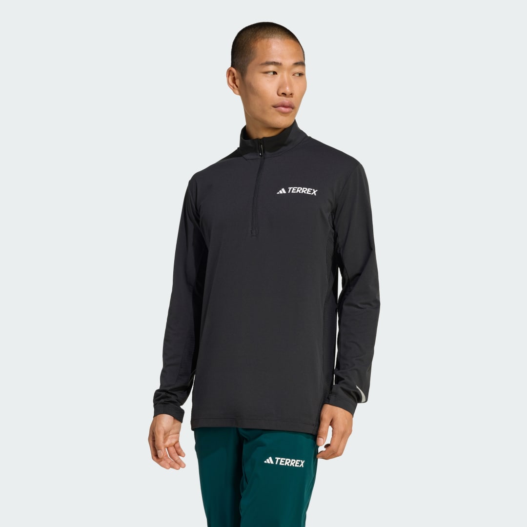 Adidas Terrex Xperior Longsleeve met halflange rits