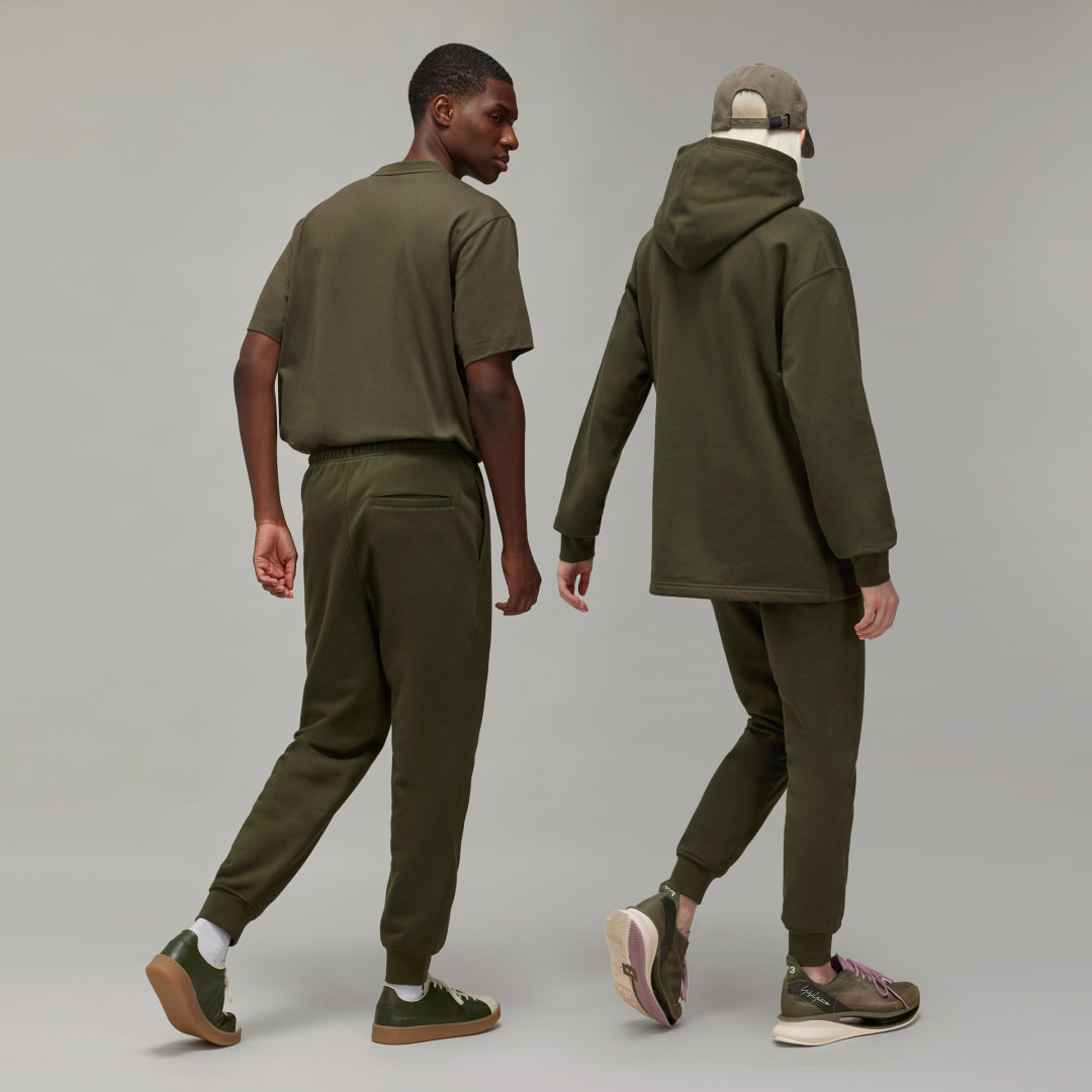 Pantalon Y 3 Brushed Terry Cuffed - vue 4