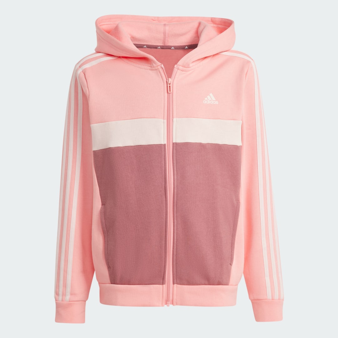 Adidas Tiberio 3-Stripes Colorblock Fleece Trainingspak Kids