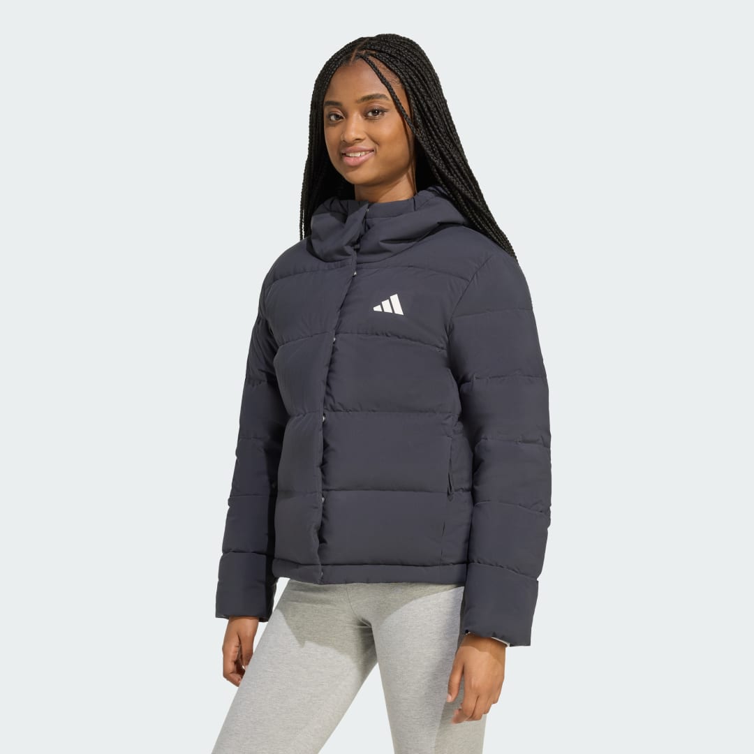 Adidas Helionic CLIMAWARM Donsjack met Capuchon