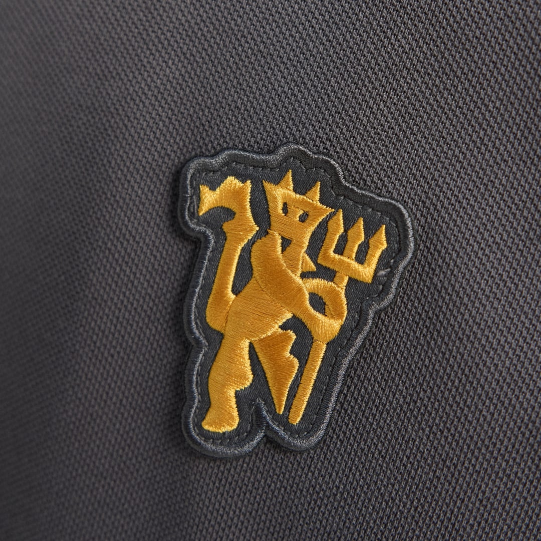 Adidas Manchester United Terrace Icons Poloshirt met Lange Mouwen