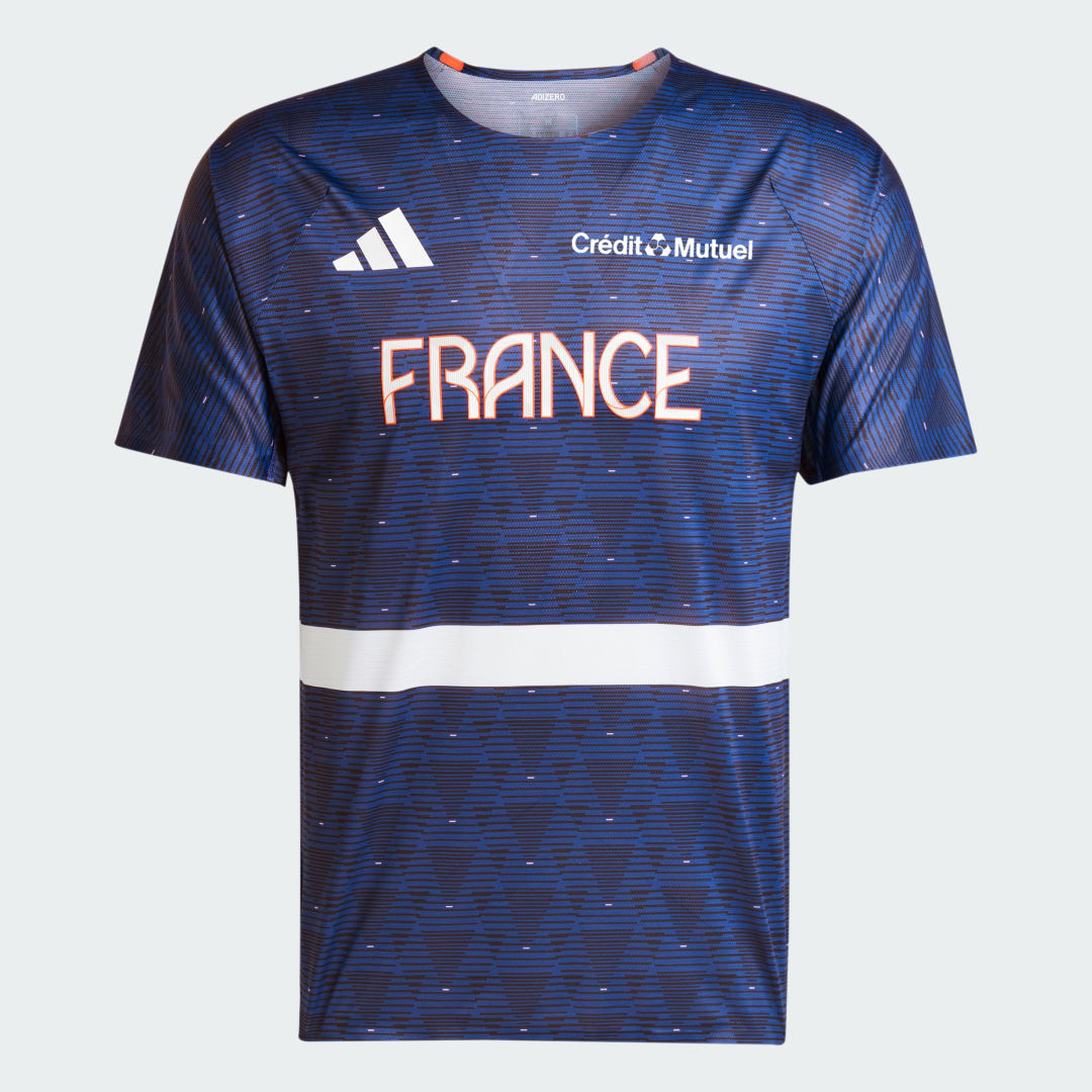 Adidas Team France Athletisme T-shirt Heren
