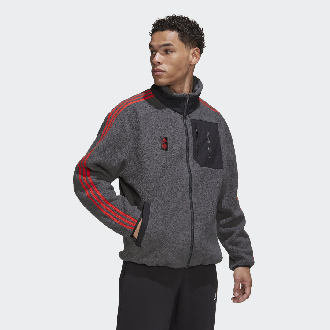 adidas FC Bayern MÃ¼nchen Lifestyler Fleece Jack