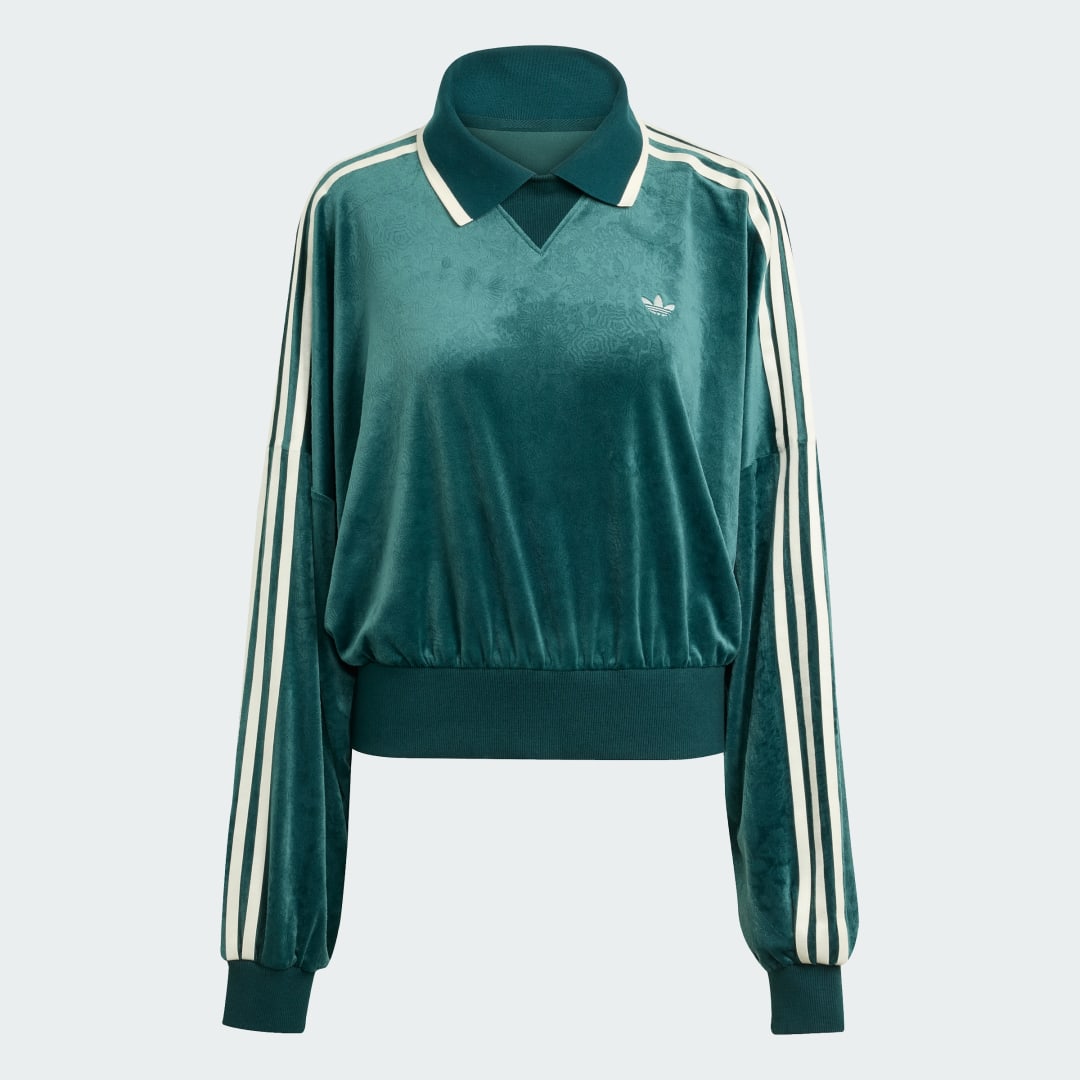 Adidas Originals X Liberty London Debossed Velvet Sweatshirt