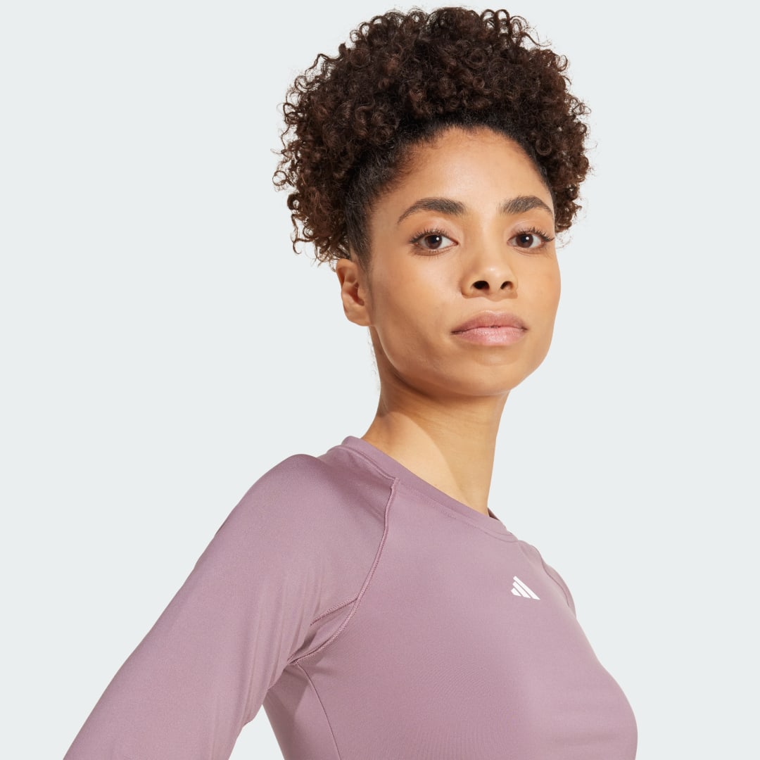 Adidas Hyperglam Training Crop Longsleeve