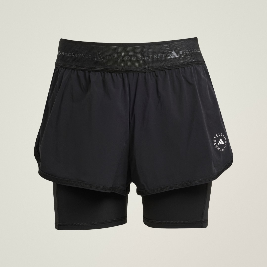 Short de training 2 en 1 adidas By Stella McCartney - vue 4
