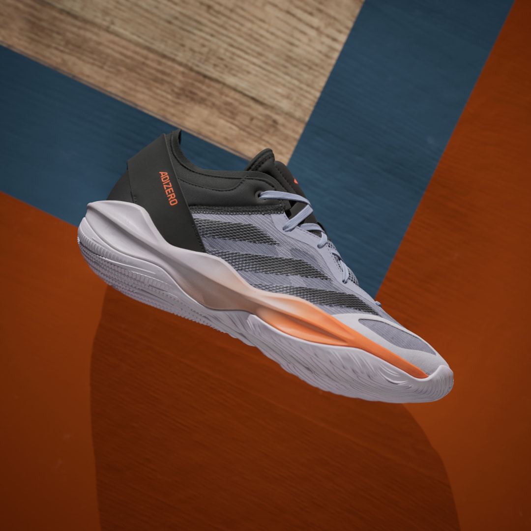 Adidas  sneaker Silver Violet / Core Black / Impact Orange