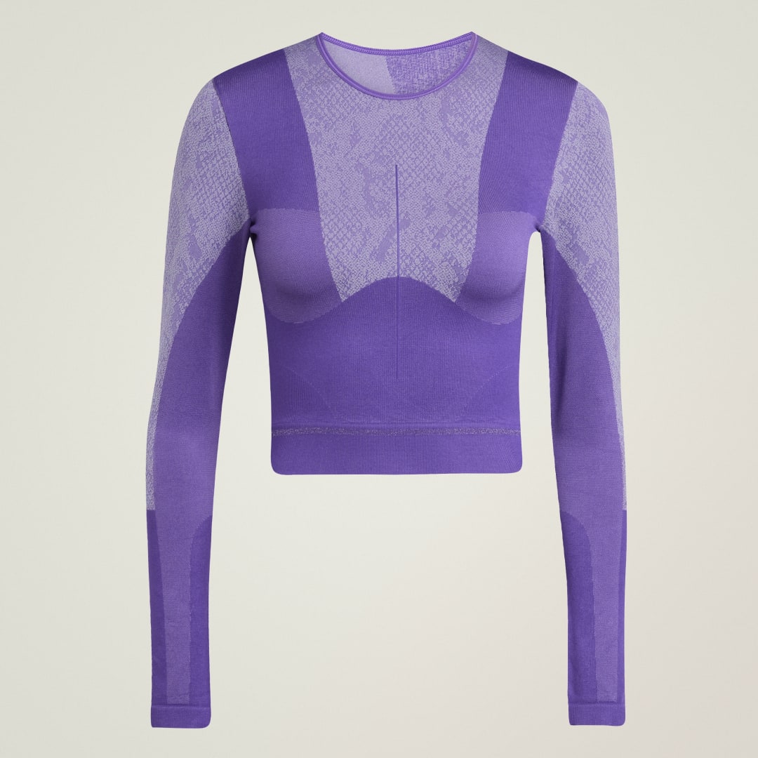 Haut de yoga manches longues Seamless adidas by Stella McCartney - vue 4