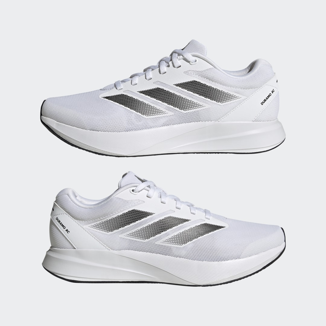 

adidas Tenis Duramo RC Unisex, Blanco/negro/blanco