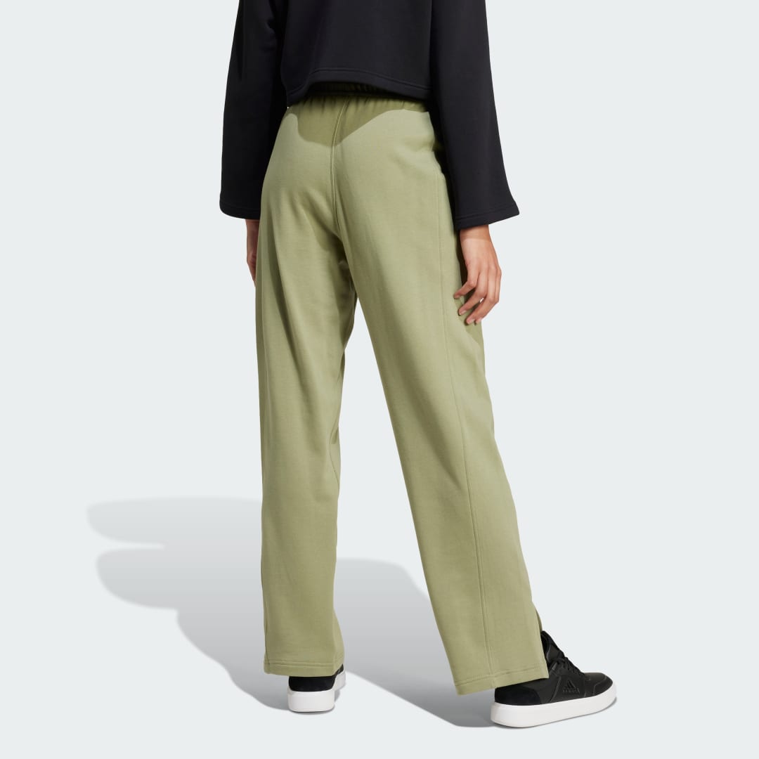 Adidas Signature Graphic Embroidery French Terry Straight Leg Broek