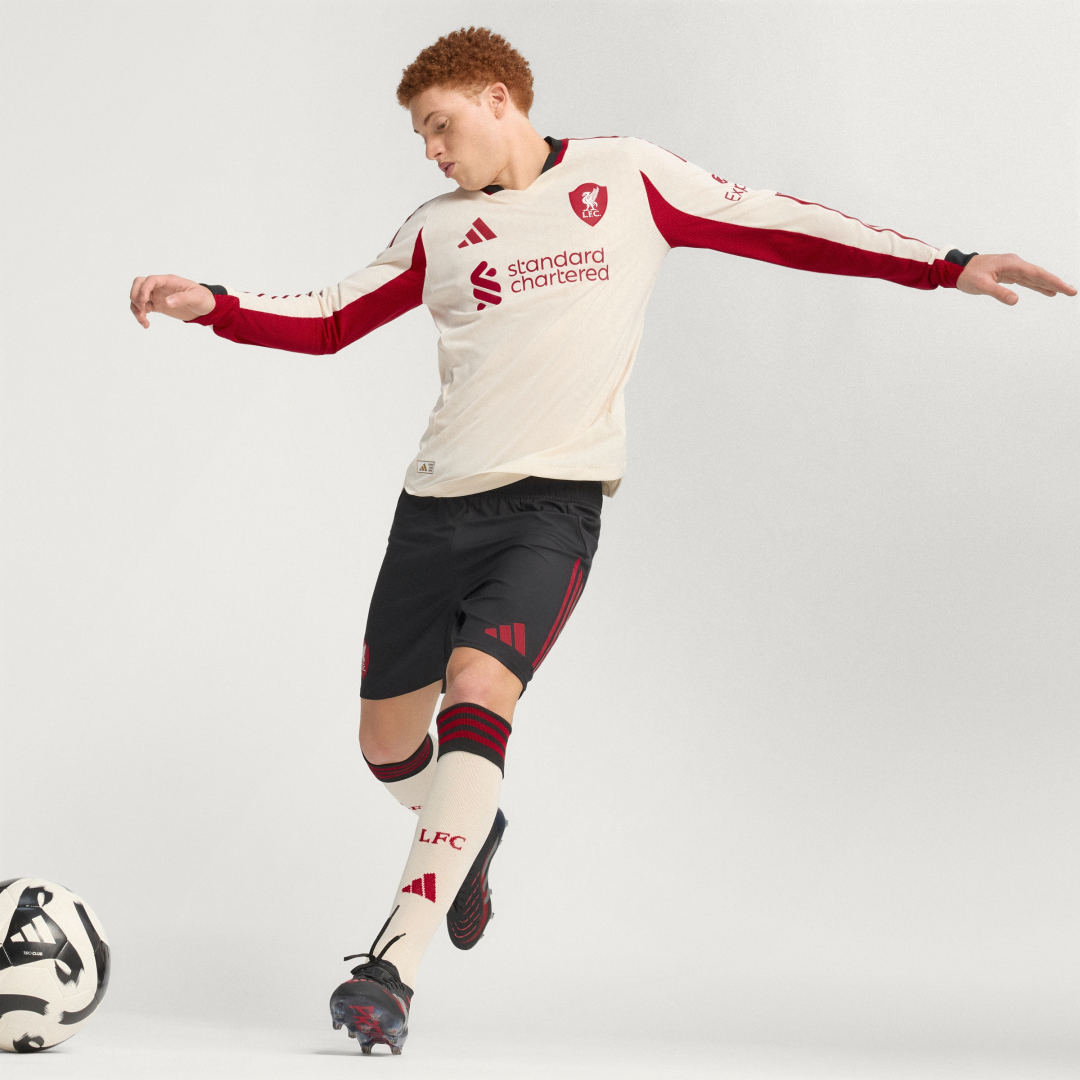 Adidas Liverpool FC 25 26 Authentiek Uitshirt met Lange Mouwen