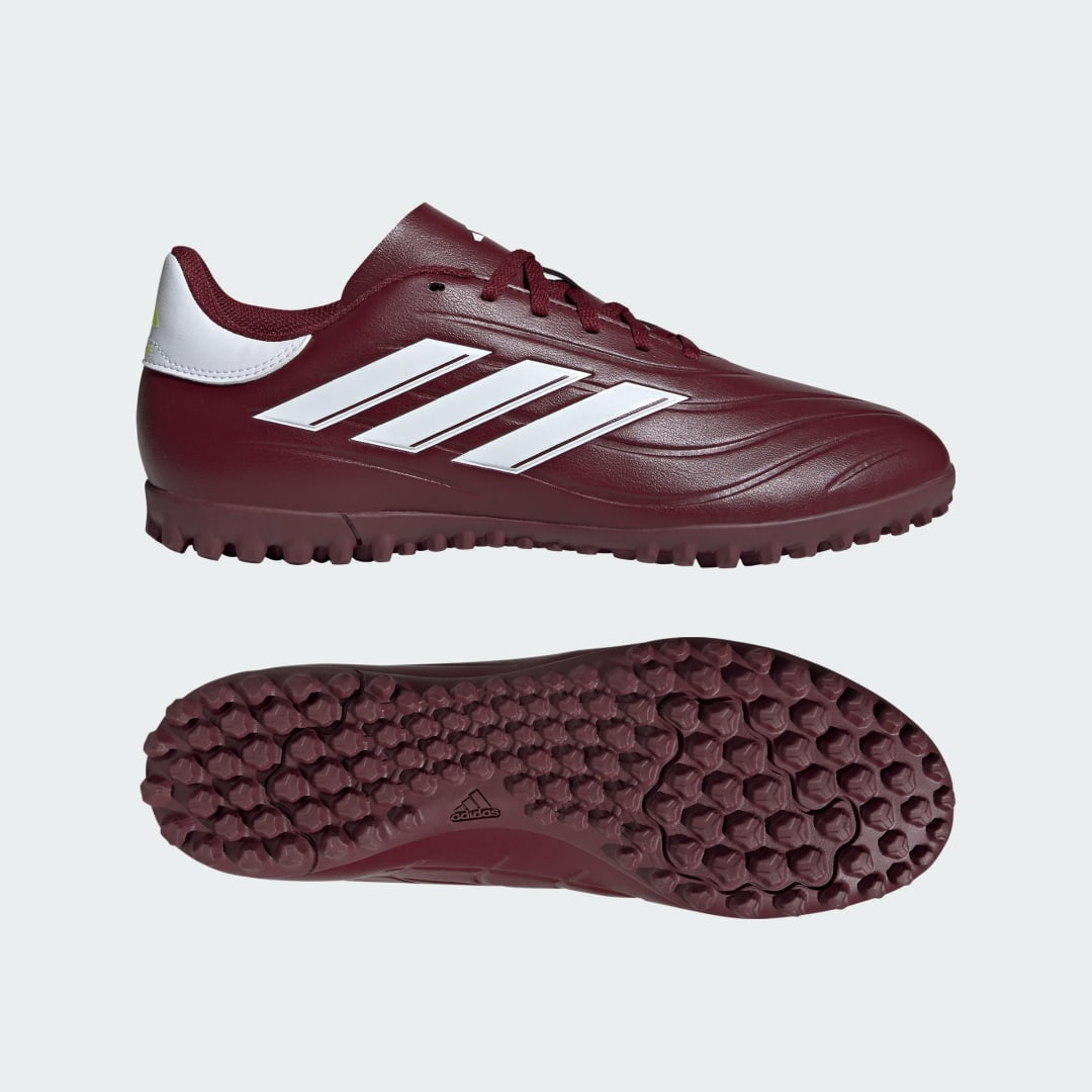 

adidas Guayos Copa Pure II Club Pasto Sintético Unisex, Blanco